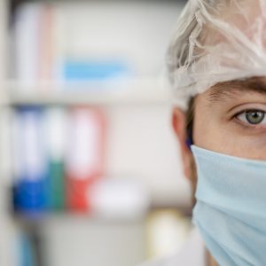 Gezichtsmaskers Zodat Artsen En Verpleegkundigen Veilig Kunnen Ademen